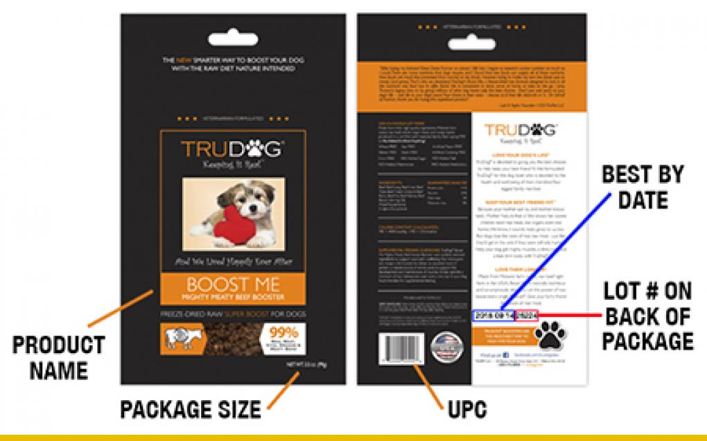 TruPet LLC Recalls Boost Me Mighty Meaty Beef Topper Meal Enhancer Because Of Possible Salmonella Contamination