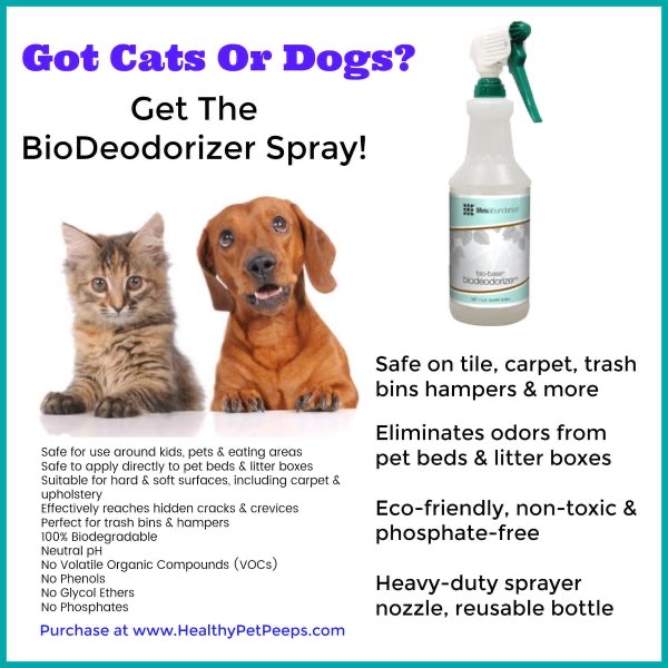 Smelly Litter Box? Dog Kennel Or Crate Not Fresh? The BioDeodorizer Eliminates Odors Without Harsh Chemicals!