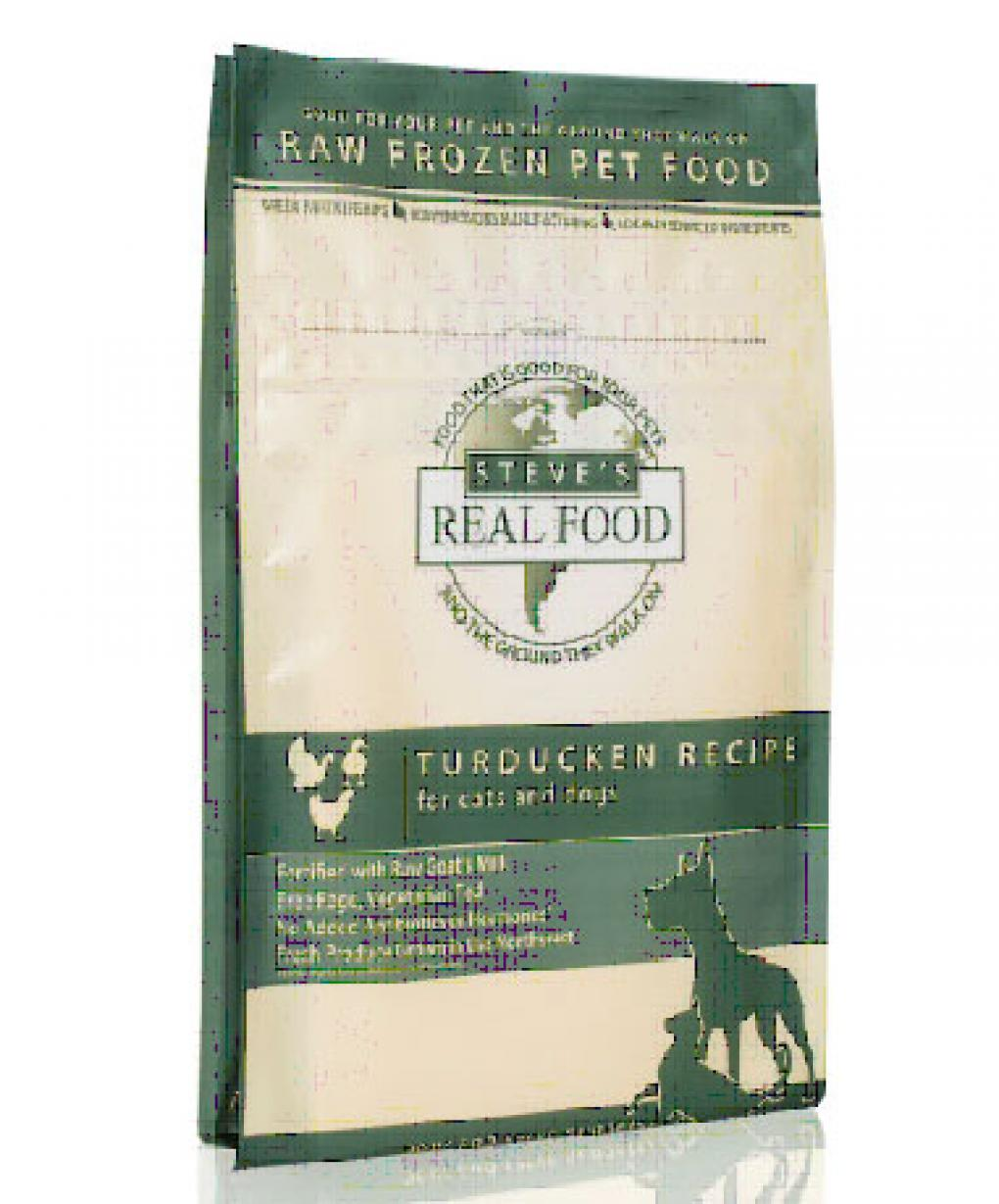 Steve’s Real Food (Dog And Cat Food) Voluntarily Recalls One Lot Of Turducken Recipe, One Lot Of Quest Emu And One Lot of Quest Beef Due To Possible Salmonella And L. Mono Contamination